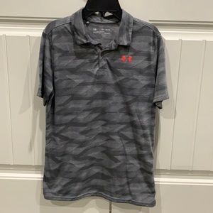 Grey Under Armour polo